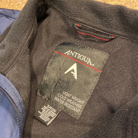 Antigua Bethel Inn Resort Maine Blue Cold Weather Water Resistant Jacket Small - Picture 4 of 17